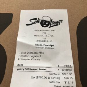 Yeezys 350 Size 7